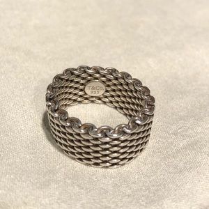 Tiffany & Co. mesh ring